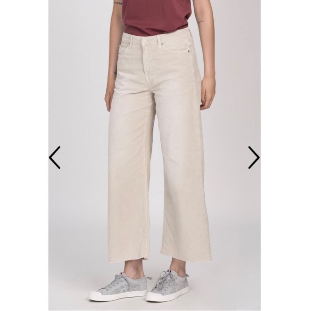 Anthropologie Oatmeal Corduroy Pants The Cords & Co Sofia